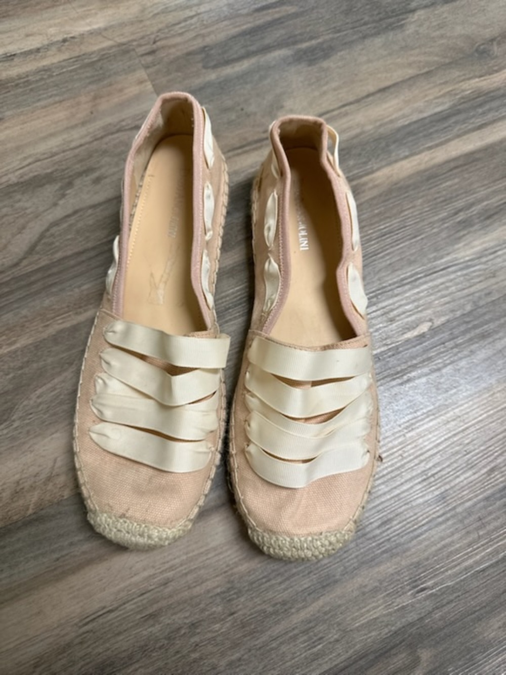 Enzo Angiolini Fenz Ribbon Espadrille Flats